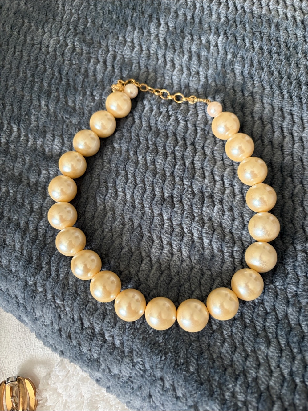 Classic Cream Pearl Bead Necklace - Elegant Women’s Jewelry